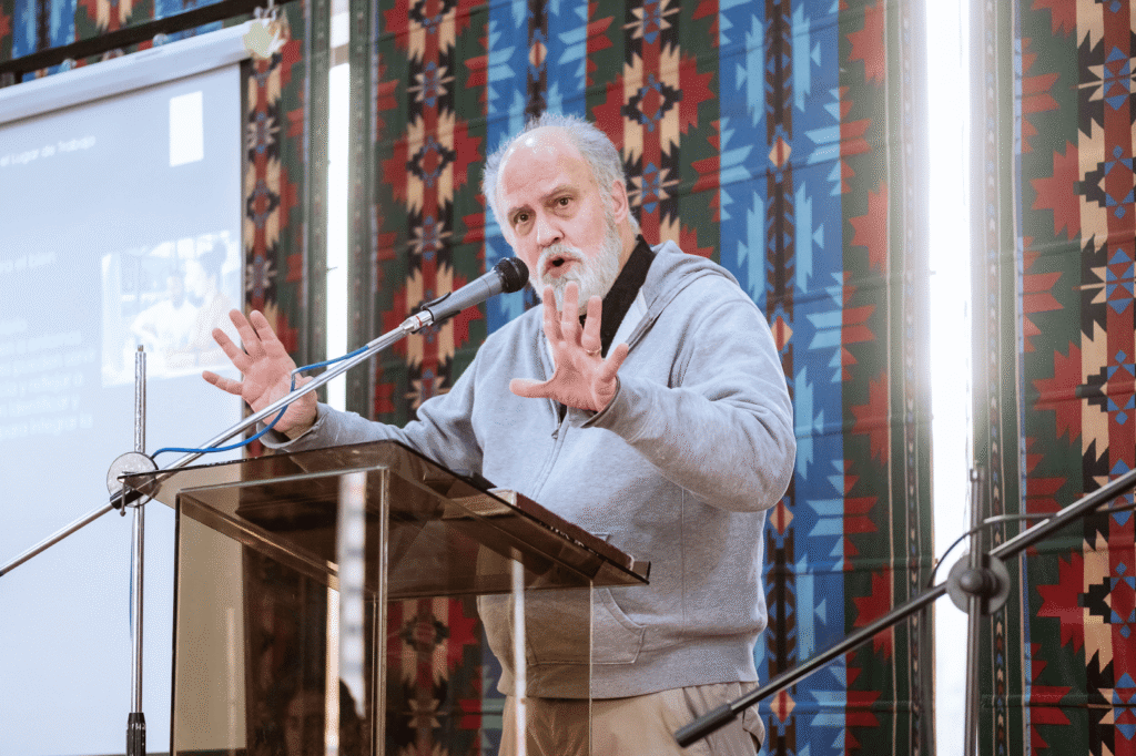 Man teaching